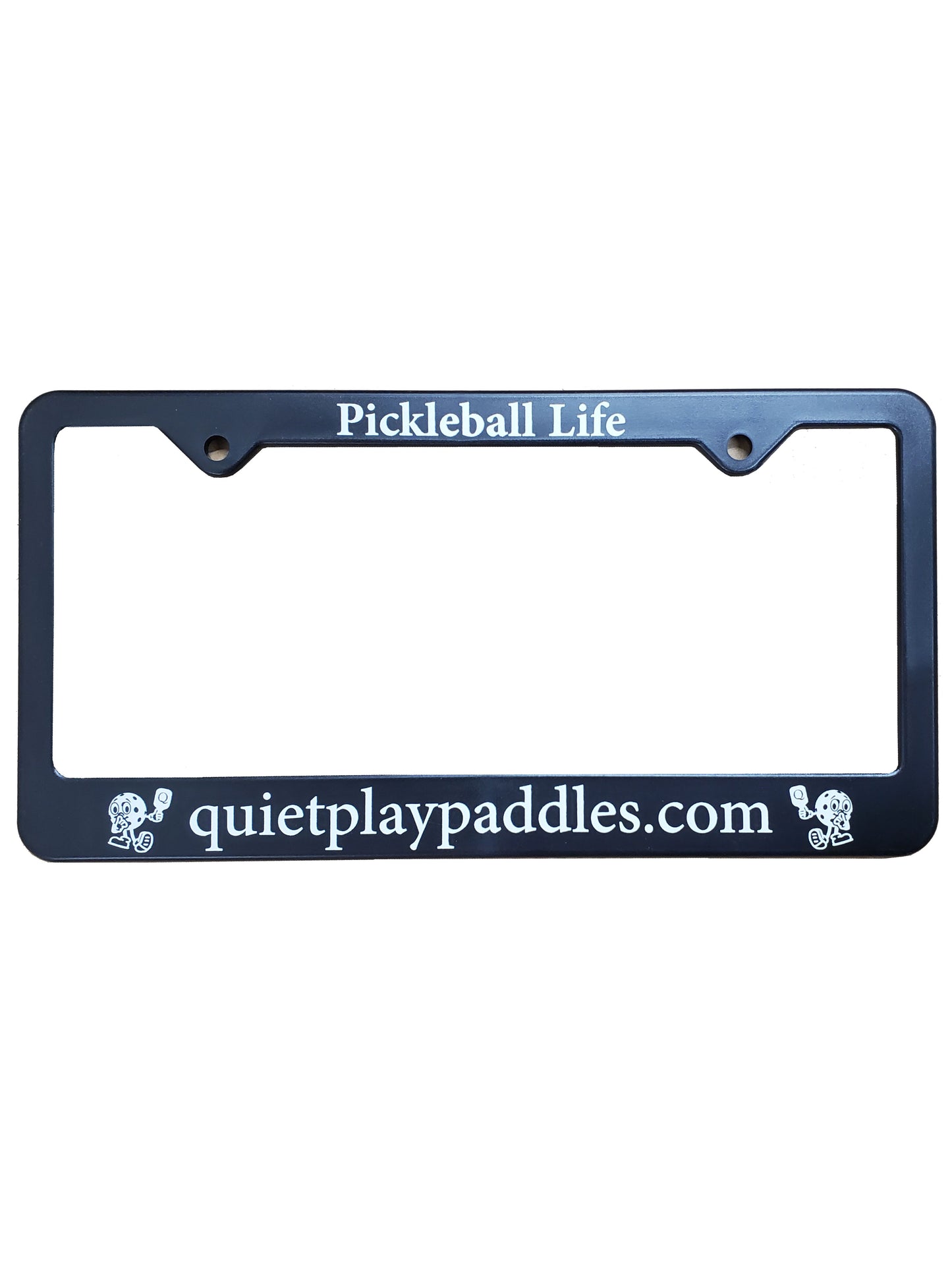 Quiet Play Paddles License Plate Frame
